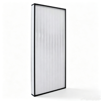 Filtro de Polvo Primario de Alta Eficiencia para HVAC, Personalizado, Nuevo, de Fibra de Vidrio, Pliegues Profundos, Tipo Placa, Hepa H14, Fabricante