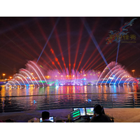 Espectáculo de Fuentes de Agua Danzantes con Luces DMX512 Coloridas para Decoración, Proyecto de Temporada en Riad, Arabia Saudita
