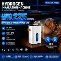 Inhalateur moléculaire portable 225 ml pour la maison, machine d'inhalation d'hydrogène PEM de bureau, débit de 150-300 ml/min
