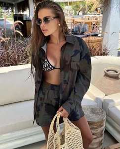 GU-bañador de diseño de lujo para niñas, traje de baño Sexy con estampado de marcas famosas, <span class=keywords><strong>Bikini</strong></span> de diseñador - Product Image 4