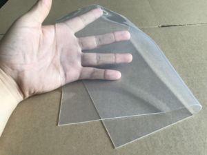 부드러운 미끄럼 방지 투명 실리콘 고무 매트 0.8*300*370mm 식품 등급 절단 서비스 - Product Image 3