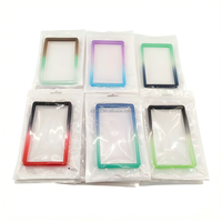 Protège-cartes de crédit et de visite en TPU, couleurs mélangées, effet pailleté, 35pt, sans support rigide, antichoc, porte-passeport