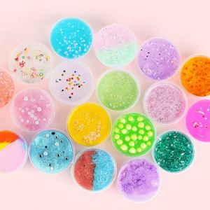 Juguetes Educativos para Niños, Arcilla de Modelar Colorida, Silicona, Cristal, Barro, Slime Antiestrés, Set de Manualidades, Gran Venta 2019 - Product Image 6