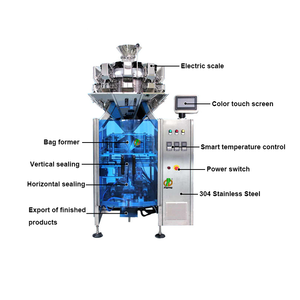 Hundefutter-Zipperbeutel-Verpackungs-, Füll- und Versiegelungsmaschine mit Leicht-Aufreiß-Kennzeichnung, 10-Kopf-Waage, auch für Trockenfutter geeignet - Product Image 5