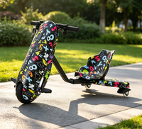 Tricycle électrique de course Crazy Drift 3 roues OEM d'usine 250W 36V3.0AH pour enfants et adultes