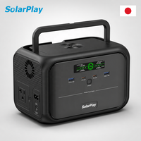 Stations d'alimentation portables Solarplay Q300 288Wh LiFePO4 pour le camping et la pêche, mini générateur solaire 300W