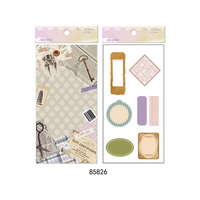 2 autocollants de scrapbooking nekyi, papier esthétique Original personnalisé, pour les adhésifs