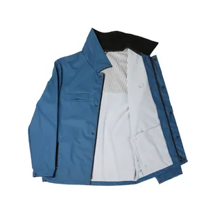 Custom high quality and best price OEM waterproof men's jacket PU raincoat jacket waterproof