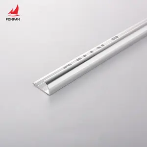 Embellecedor de azulejo Esquinas de borde de escaleras Junta de esquina <span class=keywords><strong>para</strong></span> perfiles de aluminio Ajuste de borde de metal Protector - Product Image 1