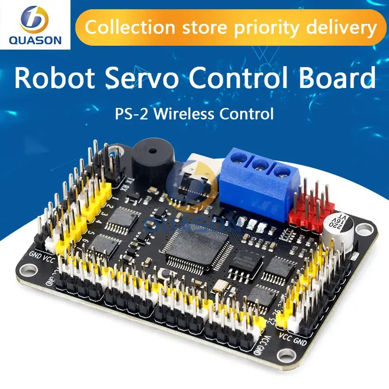 Nuova versione 32 canale Robot Servo scheda di controllo servomotore Controller PS-2 controllo Wireless modalità di connessione USB/UART