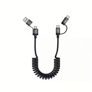 Câble de données USB multifonction de haute qualité 1,5 m, charge rapide, chargeur universel pour téléphone portable, montre connectée, écouteurs, câble de téléphone - Product Image 1