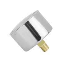 Petit manomètre 60mm personnalisé unité de mesure de pression de gaz naturel Zg1/4 manomètre connecté à l'arrière manomètre haute pression