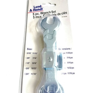 Custom Portable Light Weight Stainless Steel Open End Wrench <strong>Spanner</strong> 7mm 8mm 10mm 12mm <strong>13mm</strong> 14mm Metric DIY Grade OEM - Product Image 5