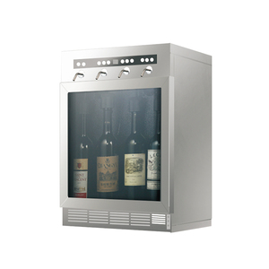 Enfriador de Vino y Bebidas de Acero Inoxidable de Grado Comercial con Logotipo Personalizado, con 4 Grifos, Dispensador de Vino Automático, Alimentado por Enchufe - Product Image 4