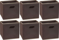 Cube de Rangement pliable Boîte Conteneur Lin Tissu Sans Odeur Bac De Rangement Pliable Paniers Organisateur Tiroir Armoire Étagère Contiennent