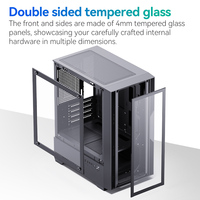 OEM Personnalisé Excellent Ed Glass PC Case Low quantité minimale de commande Computer Case Avec USB 3.0 Micro ATX Tower Gaming Cabinet Snowman Factory Sale