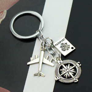 1 ud. Llavero de avión con colgante 'Donde quiera que vayas', Joyería artesanal de amistad, Regalo DIY para viajeros - Product Image 4
