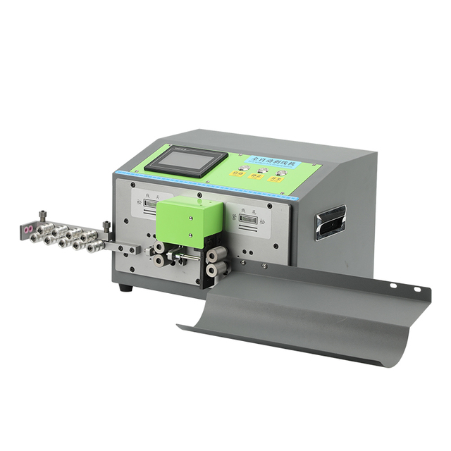 CE Certified High Speed 6000pcs/h Automatic Wire Stripping Machine 0.5-15mm Computerized Cable Cutting Stripper