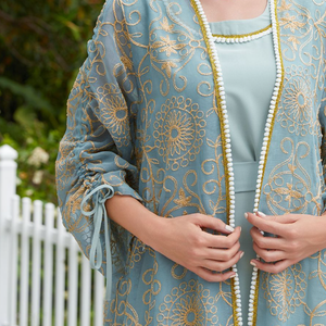 Vestido Abaya Casual Moderno de Alta Calidad con Cuentas Bordadas para Uso Diario, Mujeres Musulmanas a la Moda 2026 - Product Image 2