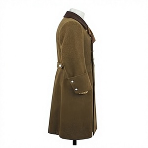 Manteau long en laine allemande M40 pour homme, double boutonnage, pour reconstitution historique, extérieur, style grand manteau - Product Image 5