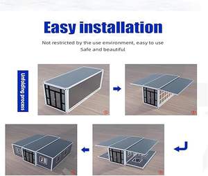 Casa Pré-fabricada Móvel de Aço de Luxo de 20 Pés, Casas de 20-40 Pés, Vila de Cinema com Apartamentos de Luxo para Uso Comercial - Product Image 3