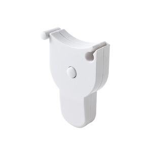Automatic Waist And Hip Measuring Tape 150 Cm Metric Soft Textile Blade ABS Material White Color For Body Measurement - Product Image 1