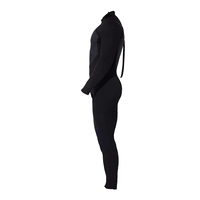 Combinaison de surf intégrale 3/2mm pour hommes, combinaison Flatlock chaude et ultra extensible avec fermeture éclair au dos pour le surf, la plongée en apnée et le swi
