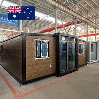 Maison conteneur préfabriquée extensible standard AU 20/40 pieds, type « Granny Flat », mobile et compacte avec cuisine pour habitation