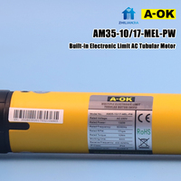 Motor Tirai Pintar Tuya WiFi Modern Berbahan Aluminium, Sistem Penggerak Listrik, Tenang, Kontrol Nirkabel, Aplikasi Tuya