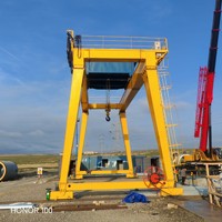 Grue à portique à double poutre pour levage industriel 10 tonnes 30 tonnes Équipement industriel