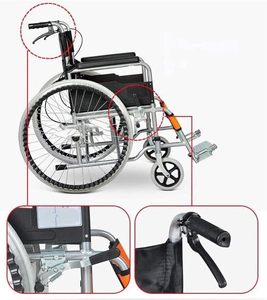 Sedia a Rotelle Elettrica Pieghevole con Motori a Sgancio Rapido - Product Image 2
