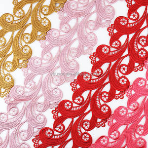 Garniture dentelée brodée, <span class=keywords><strong>bordure</strong></span> <span class=keywords><strong>de</strong></span> dentelle <span class=keywords><strong>de</strong></span> mariée, broderie <span class=keywords><strong>de</strong></span> garniture, magnifique organza blanche, chimique - Product Image 2