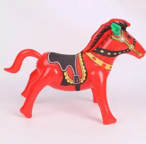 Mainan anak tiup PVC pemodelan kuda