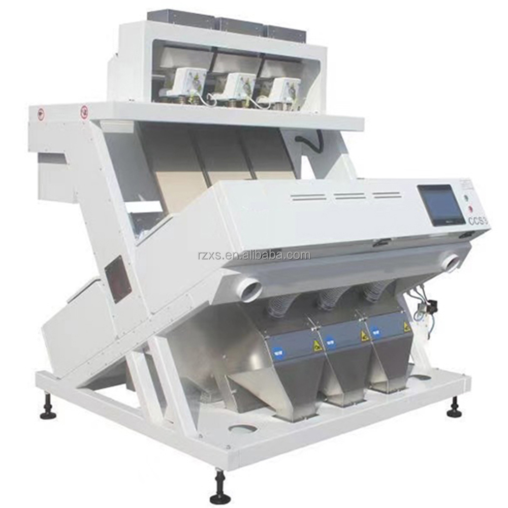 CCD series high accuracy camera rice color sorter machine for all rice varieties