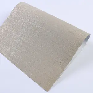 Vendita calda 100% poliestere oscurante schiumatura e rivestimento bianco impermeabile progetto tende a rullo tessuto