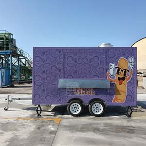 Outdoor Restaurant Juice Concession Trailer Fried Chicken Wings Food Cart Container Food Truck Mobile Kitchen Food Trailer - Product Image 6