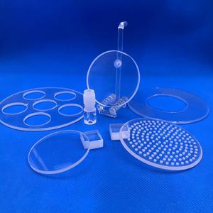 Nhà máy vật lý chuyên về tấm thủy tinh thạch anh tùy chỉnh khoan Laser tấm thủy tinh thạch anh - Product Image 2