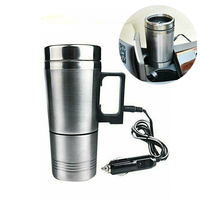 Nouvelle tasse chauffante pour voiture, 12/24V, bouilloire électrique, café, thé, tasse chauffante, chauffe-eau, bouilloire de voyage pour voiture