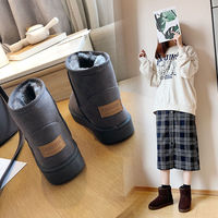 2025 dames hiver neige bottes épais chaud plat bottines pour femmes mode surdimensionné court femme bottes