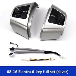 Hyundai Elantra 2008-2016 Multi Function Steering <b>Wheel</b> Switch Control Combination Silver Color <b>Replace</b> Repair Part - Product Image 5