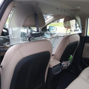 VONVIK 2020 Nouvelle <span class=keywords><strong>protection</strong></span> en plastique acrylique <span class=keywords><strong>Plexiglas</strong></span> Séparateur Sneeze Guard pour Taxi Conducteur de véhicule passag - Product Image 6