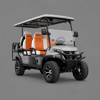 Voiturette de golf électrique 6 places UCB-DH-14, multi-usages, pour hôtel, complexe hôtelier et transport touristique