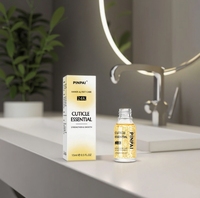 Private Label Nutrilon 24K Feuille d'or Flocons Huile Revitalisant Cuticules Logo Personnalisé Naturel Essentiel pour les Soins de Croissance des Ongles