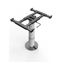 Pied de table pliable durable pour caravane, pièce et accessoire pour camping-car, pied de table rotatif pour camping-car, vente chaude