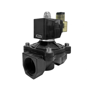 Elettrovalvola in Plastica 1/2\" 3/4\" 1\" 220V AC per Liquidi Chimici Corrosivi Acqua Aria - Product Image 2