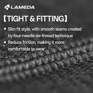 LAMEDA Ropa Interior Térmica de Compresión para Ciclismo de Invierno para Hombre, de Alta Elasticidad y Agradable al Tacto, Camiseta de Manga Larga - Product Image 4