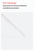 Pipettes de transfert en plastique jetables Saibino 3 ml en LDPE graduées, non stériles, en vrac, pour la vente en gros