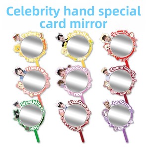 Espejo convexo de mano para celebridades, Zhao Lusi Tian Xuning Zi Yu, espejo cóncavo-convexo para selfies, acrílico, hecho en China, para fiestas - Product Image 4