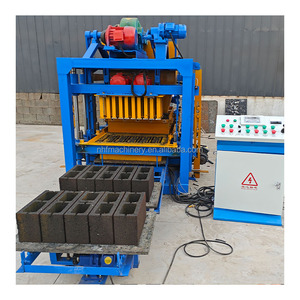 Máquina Automática de Baja Inversión QT4-25 para Fabricar <span class=keywords><strong>Bloques</strong></span> de Hormigón y Cemento, Máquina para Hacer Ladrillos de Pavimento, Soporte Técnico <span class=keywords><strong>en</strong></span> Línea con Video - Product Image 3