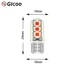 Bombilla LED Gicoo para Luz Trasera de Coche, 10W, 12V, 6000K, Blanca, 1500LM, Repuesto, 24x10mm - Product Image 1